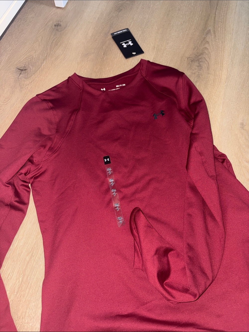 Under Armour Women’s Long-Sleeve Performance Top — Maroon